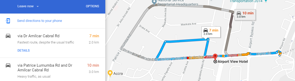 10 Hotels in Accra Near the Kotoka International Airport
