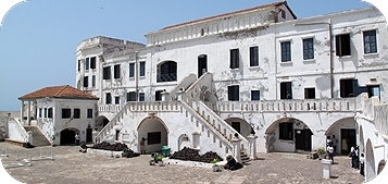 Cape Coast Castle front view