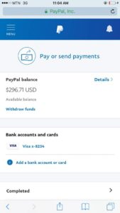verified paypal account