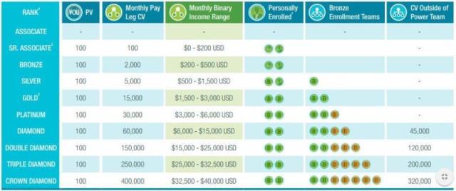 max international associate ranks