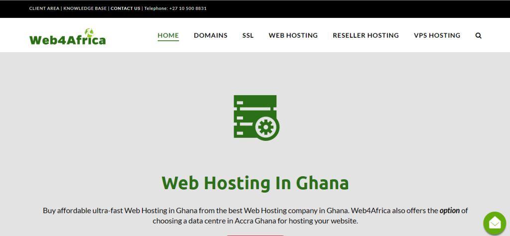 web 4 africa web hosting